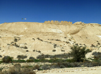 Nizzana fortress, Negev desert, Israel