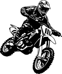 Motocross Rider SVG, Dirtbike SVG, Motorcycle SVG, Bike Svg, Girl Biker Svg, Mountain Biker Svg,  Mtb Svg, Retro Bike Svg, Dirt Bike Svg