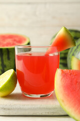 Concept of fresh and juicy summer fruit - watermelon