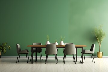table and chairs in a restaurant
