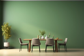 table and chairs in a restaurant
