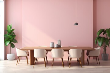 dining room with table