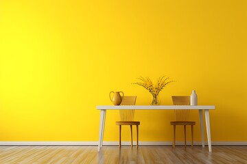 room with a table