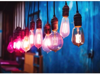 vintage lamp decorative in home. Created with Generative AI technology.