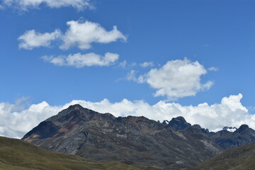 clouds over the mountain