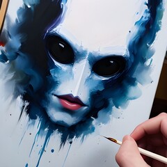 painting for creature.generated AI