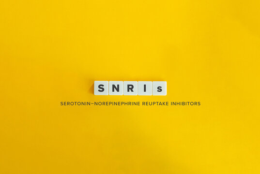 SNRIs - serotonin&ndash;norepinephrine reuptake inhibitors.