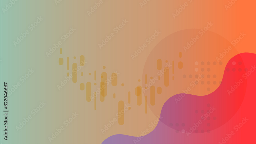 Poster dynamic graph fluid wave abstract background