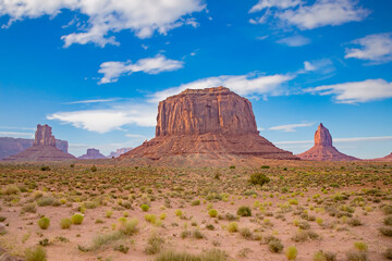 Merrik Butte is a  sandstone formation in the Monument valley