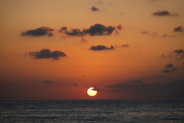 Sunrise by the beach