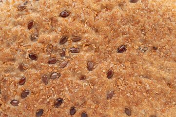 Bread brown crusty texture