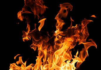Płonący Ogień: Zachwycający Wizualny Pokaz