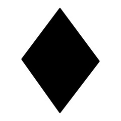 Rhombus Glyph Icon