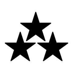 Fototapeta premium Star Glyph Icon