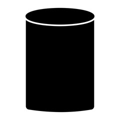 Cylinder Glyph Icon
