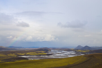 Landmannalaugar area landscape, Fjallabak Nature Reserve, Iceland