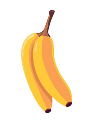 fresh tropical fruit banana icon