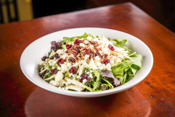 Fresh salad plate - Generative AI