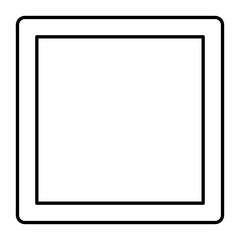 Square Line Icon