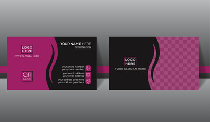 High quality luxury design business card print ready template.