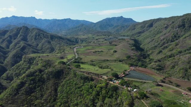 Mountains Surrounding the Town of La Estancia, Jalisco. Mexico