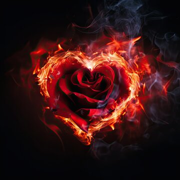 heart of flames