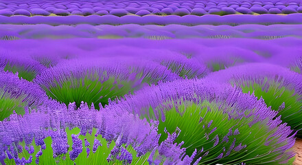 Lavender fields in full bloom | AI