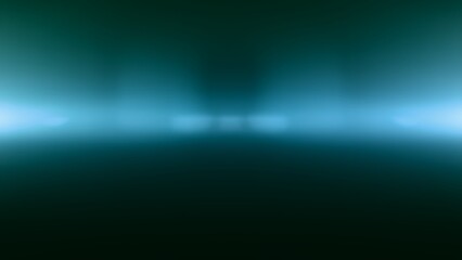 Abstract green blue lens flare gradient overlay light leak background illustration. Vibrant defocused decor product display. Soft toned copy space backplate. Elegant glow product showcase backdrop.