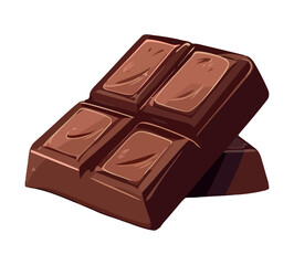 Indulgent chocolate dessert, sweet and gourmet