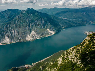Naklejka na ściany i meble Aeril View Italy, Lake Como, Piani Resinelli-Parco Valentino