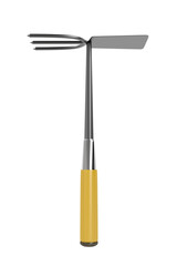 Gardening hoe isolated on white background