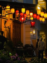 Fototapeta premium lantern at night