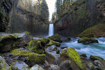 Abiqua Falls in Scotts Mills Oregon © Designpics