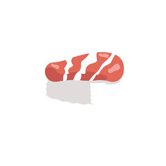 sushi salmon seafood vector illustration 