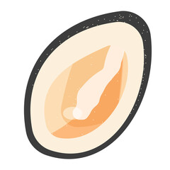 oyster shellfish vector seafood illustration