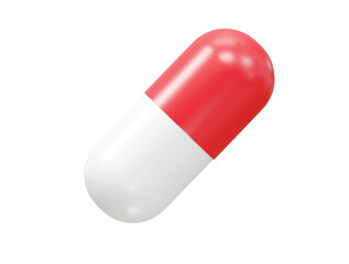 Pills icon vector 3d render illustration