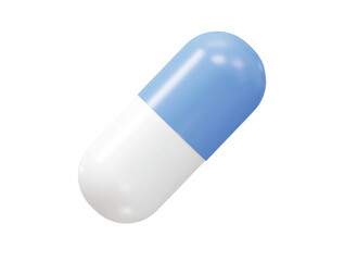 Pills icon vector 3d render illustration