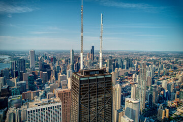 Chicago Skyline on a Sunny Day 