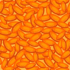 orange carrot seamless with orange slices rasterized copy