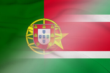 Portugal and Suriname government flag transborder relations SUR PRT