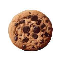 Fototapeta premium chocolate cookie dessert icon design