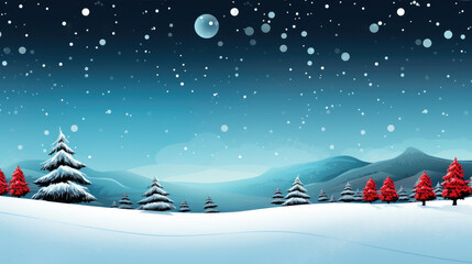Fototapeta na wymiar Merry Christmas and happy New Year background with copy space