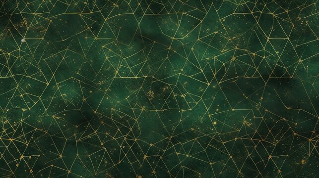 Abstract green pattern. Generative AI