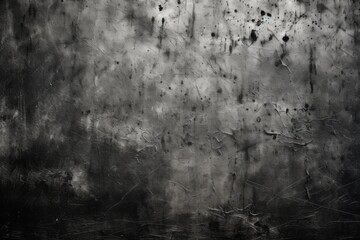 Obraz premium abstract black textured background with scratches and cracks. ai generative