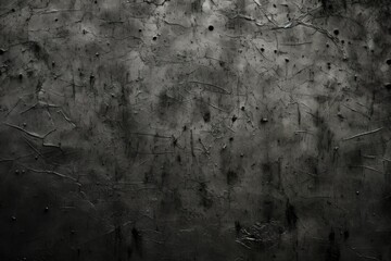 Obraz premium abstract black textured background with scratches and cracks. ai generative