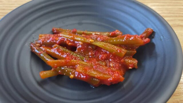 식당,음식,반찬,마늘쫑,restaurant, food, side dishes, garlic stems