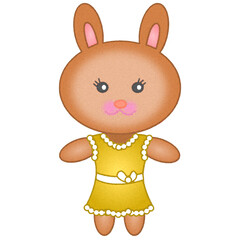 baby rabbit cartoon