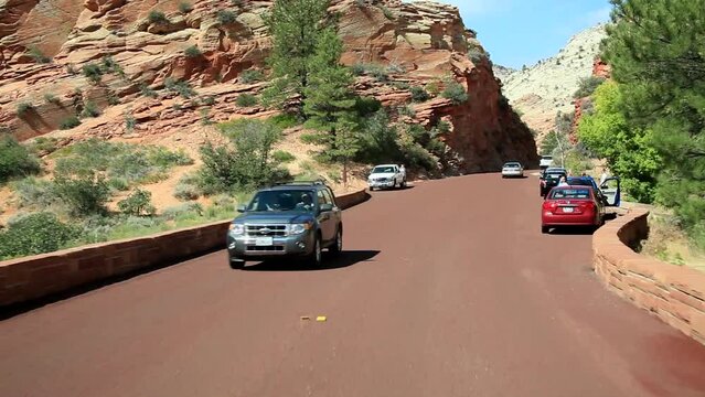 Zion Drive at National Park