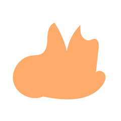 Orange Abstract Shapes Vectors 