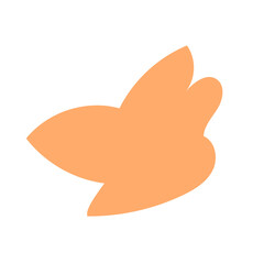 Orange Abstract Shapes Vectors 